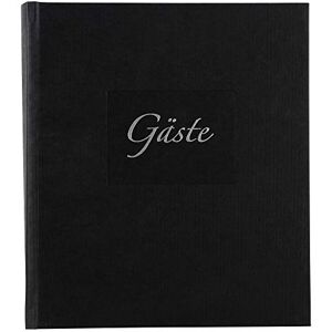 Goldbuch 48045 návštěvní kniha Seda, fotokniha 23,5 x 24,5 cm, kniha smutných hostů se 100 bílými prázdnými stranami, psací papír 170 g / m2, vazba umělecký tisk žebrovaný se stříbrnou ražbou, černá Goldbuch 48045 návštěvní kniha Seda, fotokniha 23,5 x 24,5 cm, kniha smutných hostů se 100 bílými prázdnými stranami, psací papír 170 g / m2, vazba umělecký tisk žebrovaný se stříbrnou ražbou, černá