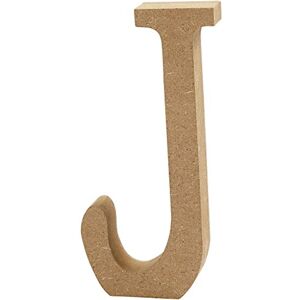 Creativ "J MDF písmeno, hnědé, 13 x 2 cm Creativ "J MDF písmeno, hnědé, 13 x 2 cm