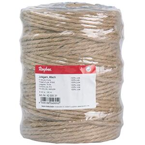 Rayher 4200531 jutový motouz, 6 vrstev, cca 4 6 mm ø, cívka 120 m, přírodní barva, jutová šňůra, motouz, šňůra na kravaty, dekorativní šňůra, jutová šňůra Rayher 4200531 jutový motouz, 6 vrstev, cca 4 6 mm ø, cívka 120 m, přírodní barva, jutová šňůra, motouz, šňůra na kravaty, dekorativní šňůra, jutová šňůra