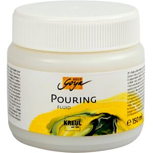 KREUL 87201 Solo Goya Pouring Fluid, 150 ml dóza, tekuté akrylové médium pro odlévací a tekuté techniky, na bázi vody, optimalizuje tok akrylových barev KREUL 87201 Solo Goya Pouring Fluid, 150 ml dóza, tekuté akrylové médium pro odlévací a tekuté techniky, na bázi vody, optimalizuje tok akrylových barev