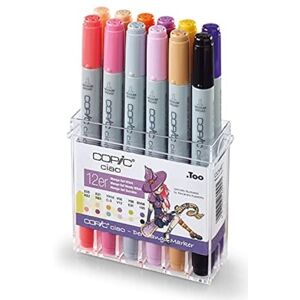 Copic Ciao Marker 12dílná sada manga "Witch", univerzální popisovač rozvržení, v praktickém akrylovém displeji pro uložení a snadné vyjmutí Copic Ciao Marker 12dílná sada manga "Witch", univerzální popisovač rozvržení, v praktickém akrylovém displeji pro uložení a snadné vyjmutí