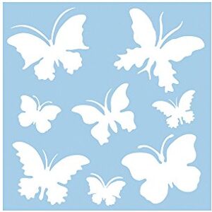 Rayher 3847500 šablona, 30 x 30 cm, sáček SB. 1 kus, motýli Rayher 3847500 šablona, 30 x 30 cm, sáček SB. 1 kus, motýli