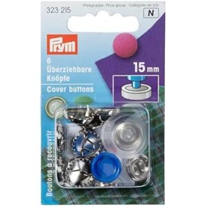 Prym Tlačítko "látkový potah", kov, zlato, tloušťka 15 mm, 6 Prym Tlačítko "látkový potah", kov, zlato, tloušťka 15 mm, 6