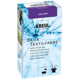 KREUL 98528 batiková textilní barva Lady Violet, 70 g, barevný prášek pro batikování a barvení textilií KREUL 98528 batiková textilní barva Lady Violet, 70 g, barevný prášek pro batikování a barvení textilií