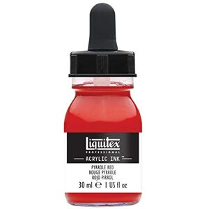 Liquitex 4260321 tekuté profesionální akrylové barvy inkoust, tuš, 30 ml, vysoce pigmentovaná airbrush barva, pyrrolově červená Liquitex 4260321 tekuté profesionální akrylové barvy inkoust, tuš, 30 ml, vysoce pigmentovaná airbrush barva, pyrrolově červená