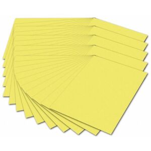 Folia 6412 – Tonovací papír, DIN A4, 130 g/m², 100 listů, pro tvoření a kreativní tvorbu karet, obrázků do oken a pro scrapbooking, citronově žlutá Folia 6412 – Tonovací papír, DIN A4, 130 g/m², 100 listů, pro tvoření a kreativní tvorbu karet, obrázků do oken a pro scrapbooking, citronově žlutá