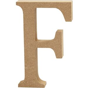 Creativ "F" MDF písmeno, hnědé, 13 x 2 cm Creativ "F" MDF písmeno, hnědé, 13 x 2 cm