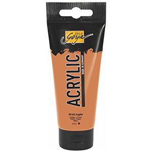 KREUL 84142 – Solo Goya Acrylic, 100ml tuba v mědi, krémová, mnohostranně použitelná akrylová barva ve studijní kvalitě, na vodní bázi, rychle a matně schnoucí, dobře krycí, vodotěsná KREUL 84142 – Solo Goya Acrylic, 100ml tuba v mědi, krémová, mnohostranně použitelná akrylová barva ve studijní kvalitě, na vodní bázi, rychle a matně schnoucí, dobře krycí, vodotěsná
