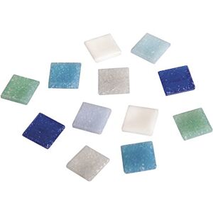 Rayher Hobby Artdecor mozaika mix 1 x 1 cm, cca 1500 kusů, plechovka 1 kg, modré odstíny, 1453008 Rayher Hobby Artdecor mozaika mix 1 x 1 cm, cca 1500 kusů, plechovka 1 kg, modré odstíny, 1453008