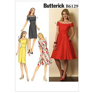 Butterick BTK 6129 A5 (6-8-10-12-14) střihy pro šití, elegantní, extravagantní, módní Butterick BTK 6129 A5 (6-8-10-12-14) střihy pro šití, elegantní, extravagantní, módní