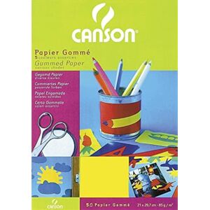 Canson 200992702 Hobby Gummiertes Papier, A4, sortiert Canson 200992702 Hobby Gummiertes Papier, A4, sortiert