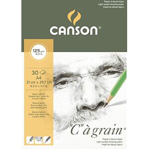 Canson 400060605 C a grain kreslicí papír, A4, přírodní bílá Canson 400060605 C a grain kreslicí papír, A4, přírodní bílá