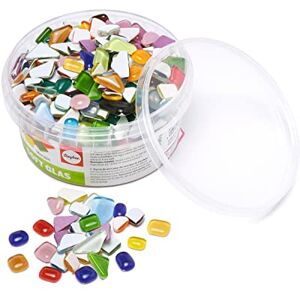 Rayher Směs mozaiky z měkkého skla, polygonální (nepravidelná), barevná směs, dóza 500 g, 14796999, barevná Rayher Směs mozaiky z měkkého skla, polygonální (nepravidelná), barevná směs, dóza 500 g, 14796999, barevná