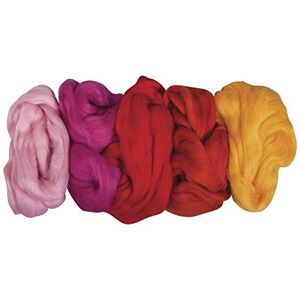 Rayher 53877000 čistá střižní vlna hřebenový tah, 5 barev 25 g / 125 g, vlna, letní směs, 25 x 16 x 6 cm Rayher 53877000 čistá střižní vlna hřebenový tah, 5 barev 25 g / 125 g, vlna, letní směs, 25 x 16 x 6 cm