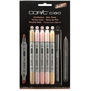 Copic ciao Sada popisovačů 5+1, pleťové odstíny 22075552, multiliner, fineliner Copic ciao Sada popisovačů 5+1, pleťové odstíny 22075552, multiliner, fineliner