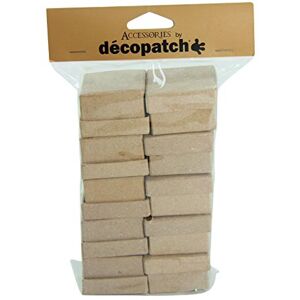 décopatch EV010O balení s 10 čtvercovými krabičkami (z papírmašé pro zdobení a personalizaci, 5 x 5 x 3,5 cm, ideální pro šperky, bonbóny nebo malé předměty), 1 balení kartonově hnědá décopatch EV010O balení s 10 čtvercovými krabičkami (z papírmašé pro zdobení a personalizaci, 5 x 5 x 3,5 cm, ideální pro šperky, bonbóny nebo malé předměty), 1 balení kartonově hnědá