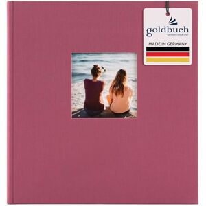 Goldbuch 27 908 Bella Vista Fotoalbum s výkresem fuchsia, upomínkové album ve formátu 30 x 31 cm, foto album 60 černých stran s oddělovacími listy z pergamenu, fotokniha lněná vazba, barvy bobulí Goldbuch 27 908 Bella Vista Fotoalbum s výkresem fuchsia, upomínkové album ve formátu 30 x 31 cm, foto album 60 černých stran s oddělovacími listy z pergamenu, fotokniha lněná vazba, barvy bobulí