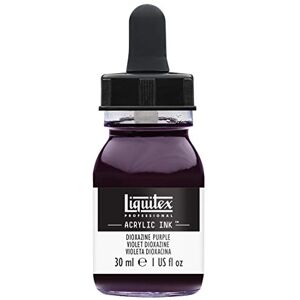 Liquitex 4260186 tekuté profesionální akrylové barvy inkoust, tuš, 30 ml, vysoce pigmentovaná airbrush barva, dioxazinová purpurová Liquitex 4260186 tekuté profesionální akrylové barvy inkoust, tuš, 30 ml, vysoce pigmentovaná airbrush barva, dioxazinová purpurová