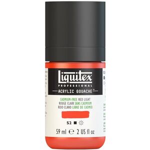 Liquitex Profesionální akrylový kvaš 2059893 bez kadmia červeně světlý, 59 ml láhev, matná akrylová barva s kvašovými vlastnostmi, vysoce krycí, vodotěsná a stálobarevná Liquitex Profesionální akrylový kvaš 2059893 bez kadmia červeně světlý, 59 ml láhev, matná akrylová barva s kvašovými vlastnostmi, vysoce krycí, vodotěsná a stálobarevná