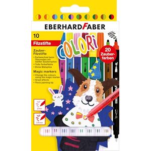 Eberhard Faber 551010 Dětské kouzelné tužky Colori, 10 fixů se silným ořezávátkem a tenkou kouzelnou špičkou Eberhard Faber 551010 Dětské kouzelné tužky Colori, 10 fixů se silným ořezávátkem a tenkou kouzelnou špičkou