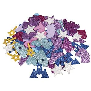 Rayher 30230000 Pohádkový mix třpytek z mechové gumy, 3 4 cm, 80 kusů, samolepicí, barevné/motivy smíšené, třpytivé pěnové nálepky, samolepky z mechové gumy, k dekoraci, barevné Rayher 30230000 Pohádkový mix třpytek z mechové gumy, 3 4 cm, 80 kusů, samolepicí, barevné/motivy smíšené, třpytivé pěnové nálepky, samolepky z mechové gumy, k dekoraci, barevné