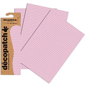 décopatch Papír č. 659 (růžovo-bílá geometrická sedmikráska, 395 x 298 mm) balení 3 ks décopatch Papír č. 659 (růžovo-bílá geometrická sedmikráska, 395 x 298 mm) balení 3 ks