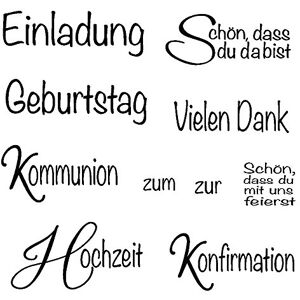 Rayher 59835000 Clear Stamp Příležitost 1, 96,5 x 91 x 3,2 mm, bílá Rayher 59835000 Clear Stamp Příležitost 1, 96,5 x 91 x 3,2 mm, bílá
