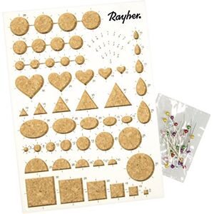 Rayher 71932000 Quilling šablona s korkovou deskou, 210 x 150 x 8 mm, různé tvary, jehly Rayher 71932000 Quilling šablona s korkovou deskou, 210 x 150 x 8 mm, různé tvary, jehly