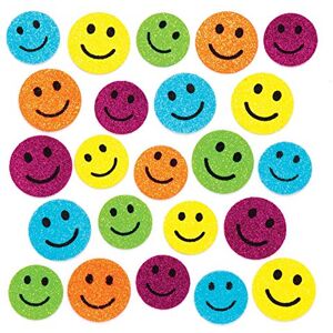 Baker Ross třpytivá nálepka z mechové pryže „Happy Face“ (100 kusů) – veselá nálepka z mechové pryže se smajlíky a kutilské práce Baker Ross třpytivá nálepka z mechové pryže „Happy Face“ (100 kusů) – veselá nálepka z mechové pryže se smajlíky a kutilské práce