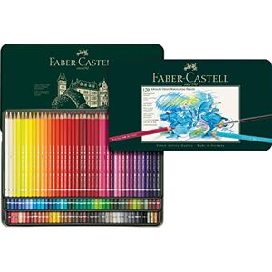 Faber-Castell 117511 akvarelové tužky Albrecht Dürer, sada 120 akvarelových tužek se silnými náplněmi 3,8 mm, dřevěné pastelky s pigmenty rozpustnými ve vodě Faber-Castell 117511 akvarelové tužky Albrecht Dürer, sada 120 akvarelových tužek se silnými náplněmi 3,8 mm, dřevěné pastelky s pigmenty rozpustnými ve vodě