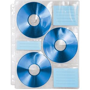 Hama CD-/DVD-/Blu-ray Hüllen mit 60 Indexkarten zum Beschriften (Archivierung, 10 Hüllen für je 6 CDs/DVDs/Blu-Rays, geeignet für DIN A4 Ordner) transparent Hama CD-/DVD-/Blu-ray Hüllen mit 60 Indexkarten zum Beschriften (Archivierung, 10 Hüllen für je 6 CDs/DVDs/Blu-Rays, geeignet für DIN A4 Ordner) transparent