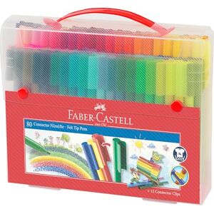 Faber-Castell 155579 značkovač Connector, v kufru, 80dílná, 1 kus Faber-Castell 155579 značkovač Connector, v kufru, 80dílná, 1 kus