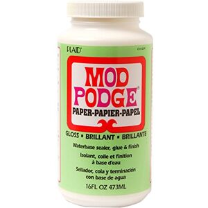 Mod Podge 16 Oz lesklý papír, syntetický materiál, bílý, 15,2 x 6,9 x 6,9 cm, bílý Mod Podge 16 Oz lesklý papír, syntetický materiál, bílý, 15,2 x 6,9 x 6,9 cm, bílý