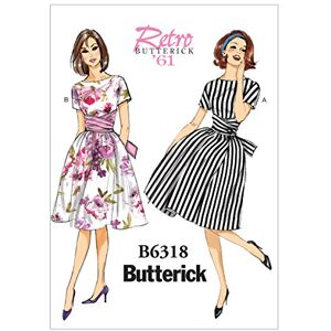 Butterick vzor střihový vzor šaty, velikosti 14–22 Butterick vzor střihový vzor šaty, velikosti 14–22