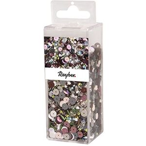 Rayher Mix skleněných korálků s flitry s drátem, box 90 g mix + 50 m drát 0,3 mm ø, korálky pro kutily, perly, perly, flitry, skleněné tužky, navlékací drát, 14789000, varianta 3 Rayher Mix skleněných korálků s flitry s drátem, box 90 g mix + 50 m drát 0,3 mm ø, korálky pro kutily, perly, perly, flitry, skleněné tužky, navlékací drát, 14789000, varianta 3