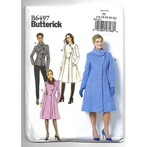Butterick Vzor 6497 Miss Petite bunda a kabát, velikosti 42–24, papír, vícebarevný, F5 (16–18–20–22–24) Butterick Vzor 6497 Miss Petite bunda a kabát, velikosti 42–24, papír, vícebarevný, F5 (16–18–20–22–24)