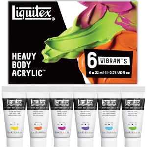 Liquitex Heavy Body akrylová barva živé barvy sada 6 x 22 ml Liquitex Heavy Body akrylová barva živé barvy sada 6 x 22 ml