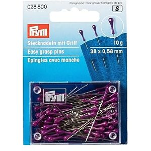 Prym Špendlík s rukojetí 0,58x38 mm stříbrná fialová 10 g 028800 Prym Špendlík s rukojetí 0,58x38 mm stříbrná fialová 10 g 028800