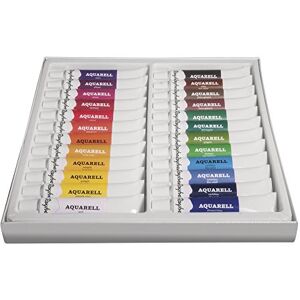 Rayher 38916000 sada akvarelových barev pro umělce, 24 barev, každá tuba 12 ml (sada 288 ml), ideální na papír, lepenku, plátno, malířský karton, pro začátečníky a profesionální umělce Rayher 38916000 sada akvarelových barev pro umělce, 24 barev, každá tuba 12 ml (sada 288 ml), ideální na papír, lepenku, plátno, malířský karton, pro začátečníky a profesionální umělce