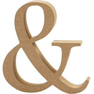 Creativ "a" symbol MDF, hnědý, 13 x 2 cm Creativ "a" symbol MDF, hnědý, 13 x 2 cm