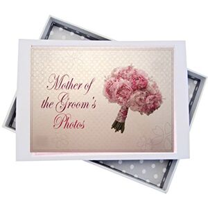 WHITE COTTON CARDS Mutter des Bräutigams Hochzeit Mini Fotoalbum Bouquet Board 12,5 x 17,5 x 2,5 cm WHITE COTTON CARDS Mutter des Bräutigams Hochzeit Mini Fotoalbum Bouquet Board 12,5 x 17,5 x 2,5 cm