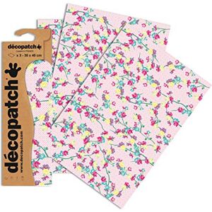 décopatch Papír č. 747 (růžový úponek, 395 x 298 mm) balení 3 ks décopatch Papír č. 747 (růžový úponek, 395 x 298 mm) balení 3 ks