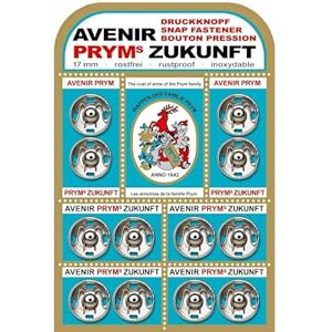 Prym 341220 patentní knoflíky MS 17 mm stříbrné, stříbrné Prym 341220 patentní knoflíky MS 17 mm stříbrné, stříbrné