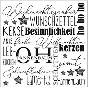 Creative Vytlačovací šablona Folder, Vánoce, k přidání struktur, vzorů a pozadí na kartičkách nebo stránkách scrapbooku, 15 x 15 cm, stříbrná Creative Vytlačovací šablona Folder, Vánoce, k přidání struktur, vzorů a pozadí na kartičkách nebo stránkách scrapbooku, 15 x 15 cm, stříbrná