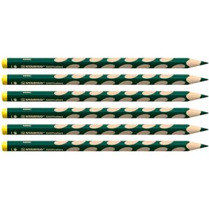 STABILO Ergonomická pastelka pro leváky EASYcolors balení 6 ks listově zelená STABILO Ergonomická pastelka pro leváky EASYcolors balení 6 ks listově zelená