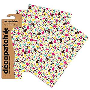 décopatch Decopatch C682O balení se 3 stejnými archy, papír č. 682, 30 x 40 cm, ideální k Velikonocům, ptáci se žlutým pozadím, 1 balení décopatch Decopatch C682O balení se 3 stejnými archy, papír č. 682, 30 x 40 cm, ideální k Velikonocům, ptáci se žlutým pozadím, 1 balení