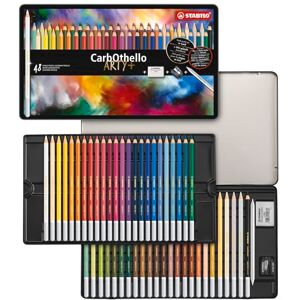STABILO pastelová křídová tužka CarbOthello ARTY+ 48 ks kovové pouzdro STABILO pastelová křídová tužka CarbOthello ARTY+ 48 ks kovové pouzdro