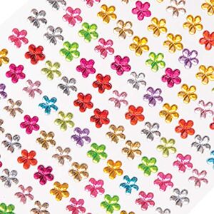 Baker Ross Selbstklebende Mini-Schmucksteine „Blumen“ (308 Stück) – für Kinder zum Basteln und Gestalten Baker Ross Selbstklebende Mini-Schmucksteine „Blumen“ (308 Stück) – für Kinder zum Basteln und Gestalten