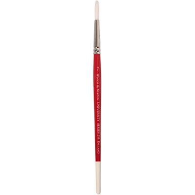 Winsor & Newton 5423007 University Umělec kulatý štětec č. 7 pro olejovou barvu, akrylovou barvu a akvarelovou barvu, bílá Winsor & Newton 5423007 University Umělec kulatý štětec č. 7 pro olejovou barvu, akrylovou barvu a akvarelovou barvu, bílá