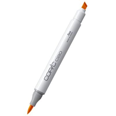 Copic Ciao Marker Typ E 95, Tea Orange, univerzální zvýrazňovač rozvržení, se středně širokou a štětcovou špičkou Copic Ciao Marker Typ E 95, Tea Orange, univerzální zvýrazňovač rozvržení, se středně širokou a štětcovou špičkou